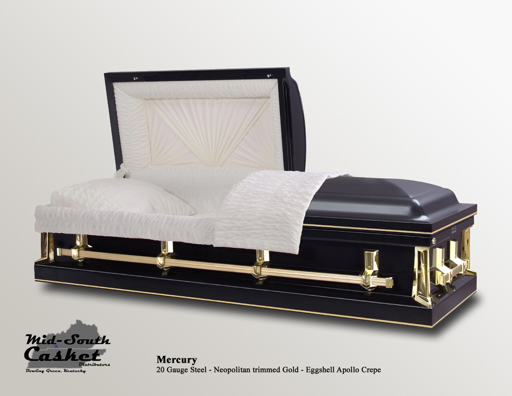 Mercury Neopolitan trimmed Gold